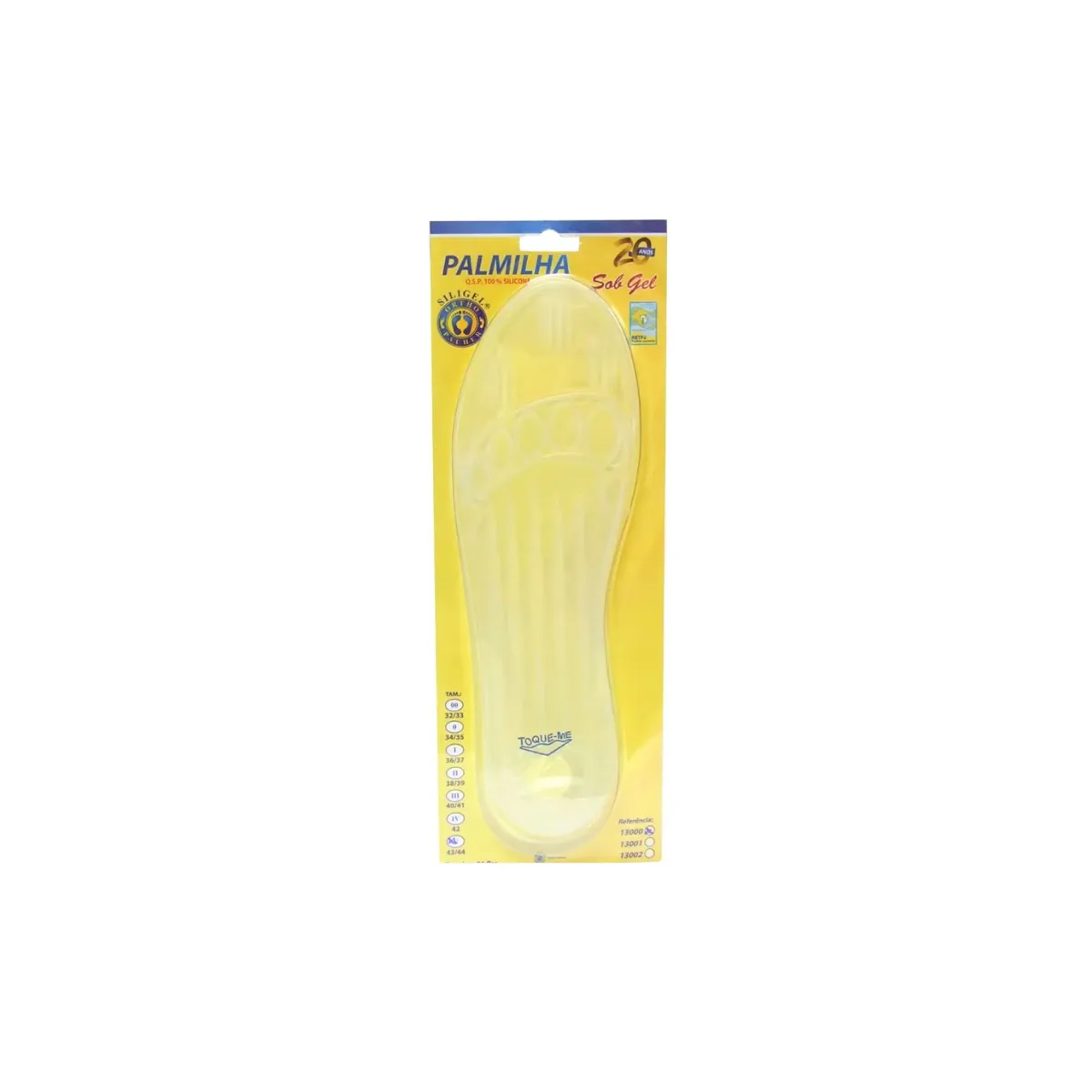 13000 - PALMILHA SOB GEL - 42