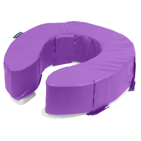ALMOFADA DE ESPUMA ELEVACAO ASSENTO SANITARIO LILAS