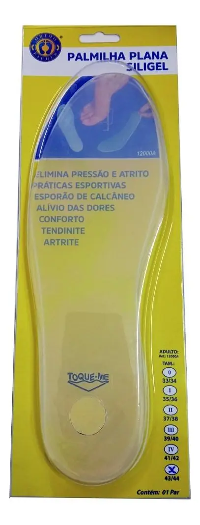 PALMILHA PLANA SILIGEL - 43/44