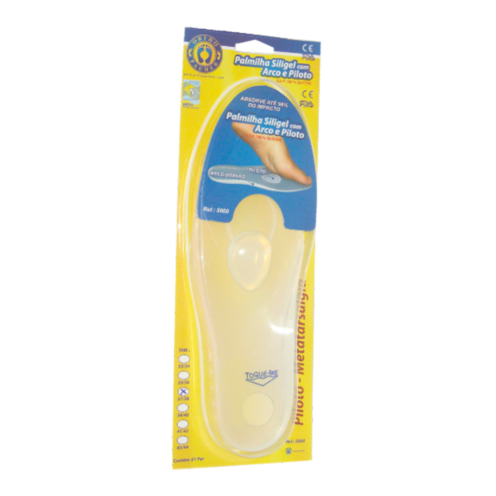 5000 - PALMILHA SILIGEL LONGA COM ARCO E PILOTO - 43/44 LoteSL2409